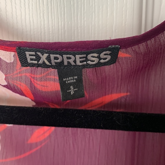 Floral light sheer dress. - Picture 2 of 6